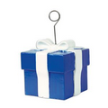 Blue Gift Box Photo / Balloon Holder